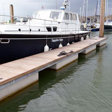 New pontoons for Lymington Yacht Haven