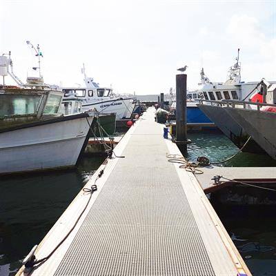 Decking upgrade for Fisherman's Dock at Poole Harbour