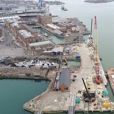 HMNB Portsmouth – on site at the historic home of the Royal Navy