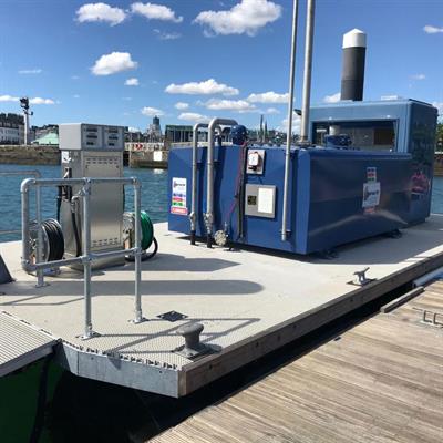 New fuel dock for Queen Anne's Battery, Plymouth