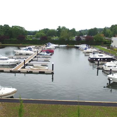 Second marina basin on the Harleyford Estate