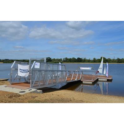 Special access pontoon for Testwood Lakes Sailability
