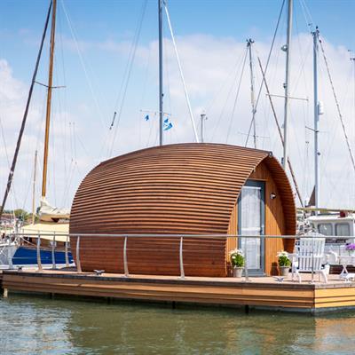 Unique floating units unveiled at Thornham Marina in Walcon / Trafalgar Group collaboration