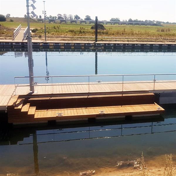 Premium pontoons for major flood management scheme